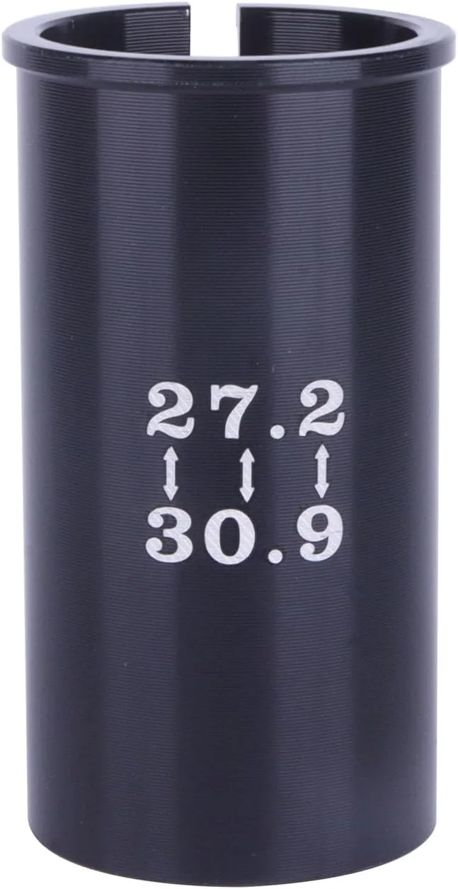 تبدیل لوله زین دوچرخه، 27.2 میلیمتر به 30.9/31.6 میلیمتر، طول 60 میلیمتر، آلیاژ آلومینیوم، مناسب برای دوچرخه جاده و کوهستان تبدیل لوله زین دوچرخه، 27.2 میلیمتر به 30.9/31.6 میلیمتر، طول 60 میلیمتر، آلیاژ آلومینیوم، مناسب برای دوچرخه جاده و کوهستان