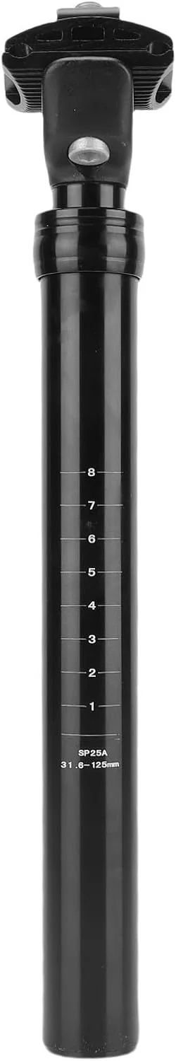 میله زین دوچرخه با قابلیت تنظیم ارتفاع، 31.6 میلی متر، 125 میلی متر، میله زین آلومینیومی با کنترل دستی برای دوچرخه سواری میله زین دوچرخه با قابلیت تنظیم ارتفاع، 31.6 میلی متر، 125 میلی متر، میله زین آلومینیومی با کنترل دستی برای دوچرخه سواری