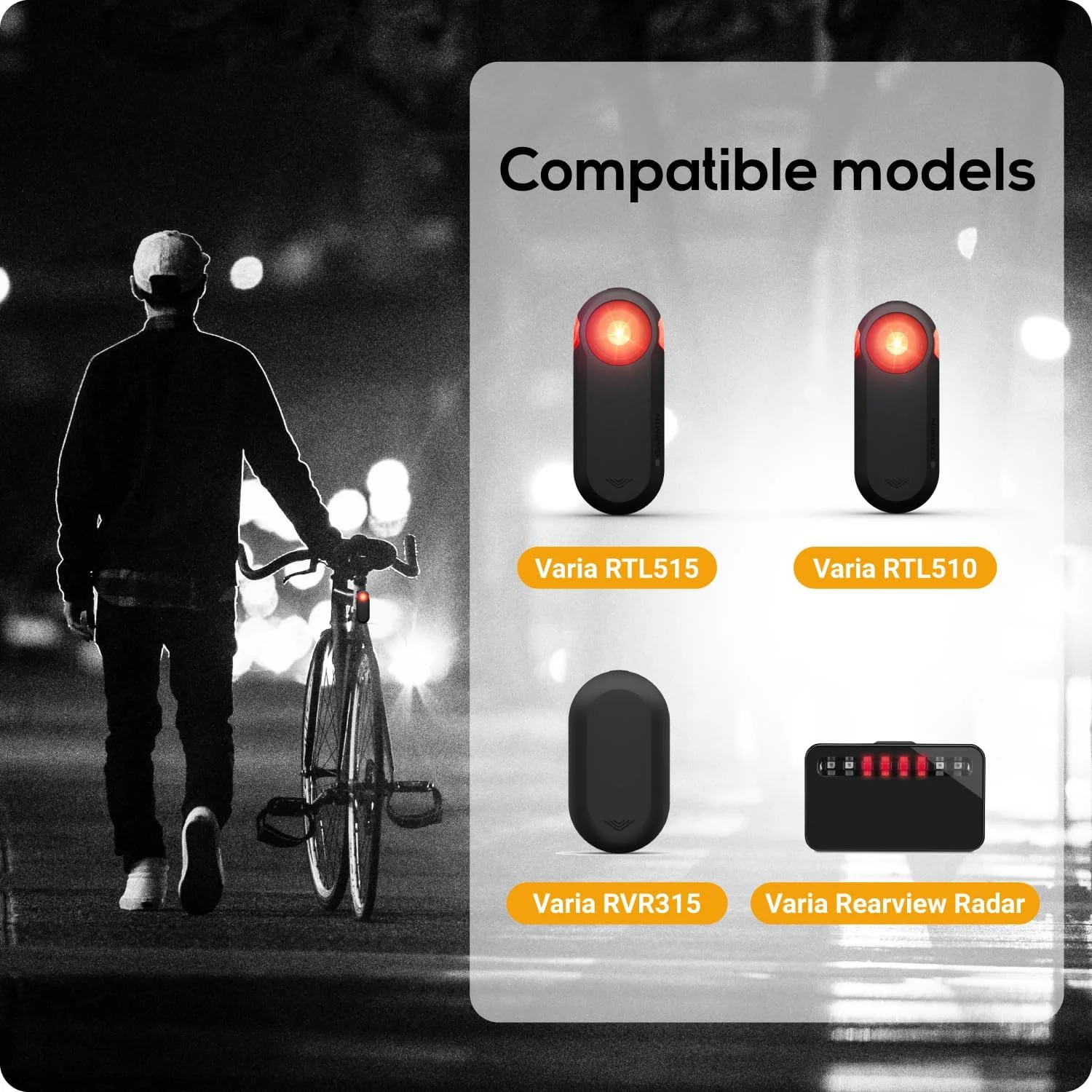 پایه نگهدارنده میله زین دوچرخه توسِیتا سازگار با Garmin Varia RTL510 RTL515 RVR315، رادار دید عقب - سازگاری با میله زین گرد، D شکل و آیرودینامیک