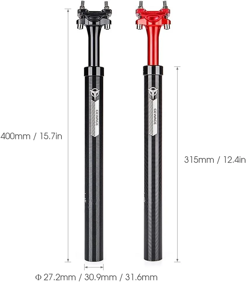 لوله زین دوچرخه کمک فنردار قابل تنظیم لوله زین دوچرخه کمک فنردار قابل تنظیم