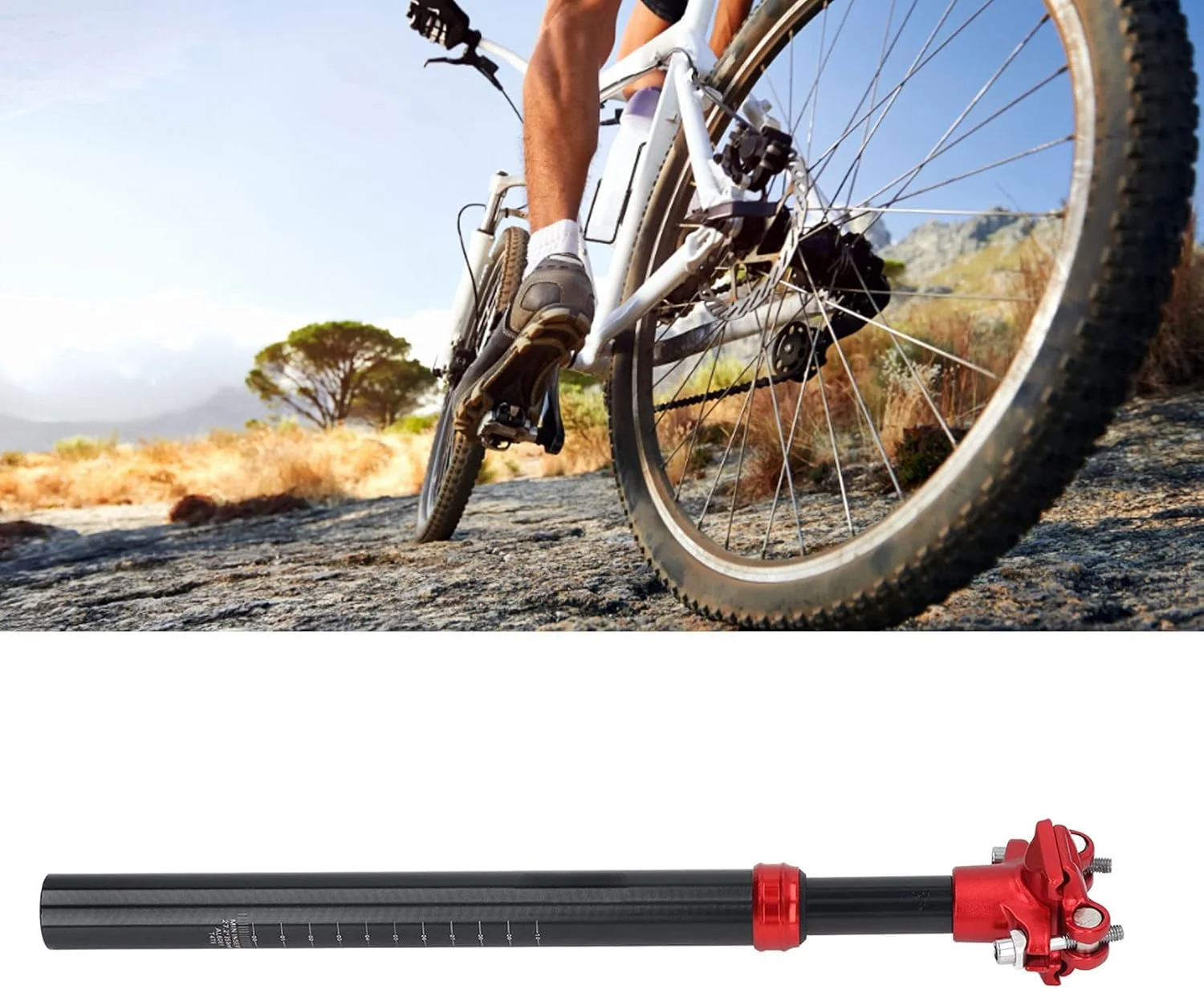 میله زین دوچرخه کمک فنردار میراگر، میله کمک فنر دوچرخه برای جاده، میله زین برای