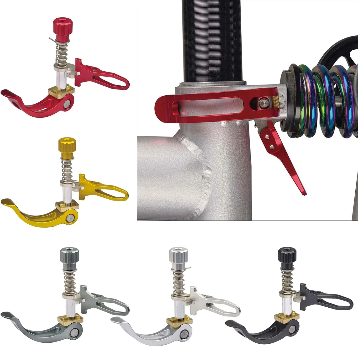 بست زین دوچرخه گیره لوله صندلی دوچرخه بست میله صندلی آلیاژ آلومینیوم