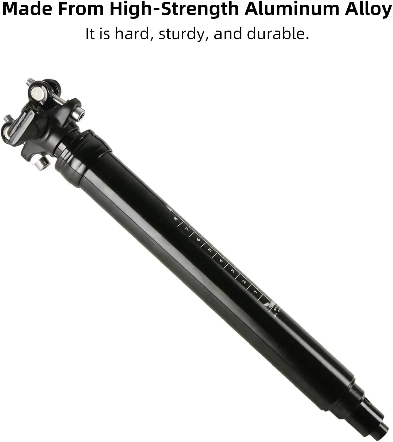 لوله زین دوچرخه کوهستان آلومینیومی هیدرولیک قفل از راه دور با 100 تا 170 میلی متر دامنه حرکت برای جاده لوله زین دوچرخه کوهستان آلومینیومی هیدرولیک قفل از راه دور با 100 تا 170 میلی متر دامنه حرکت برای جاده