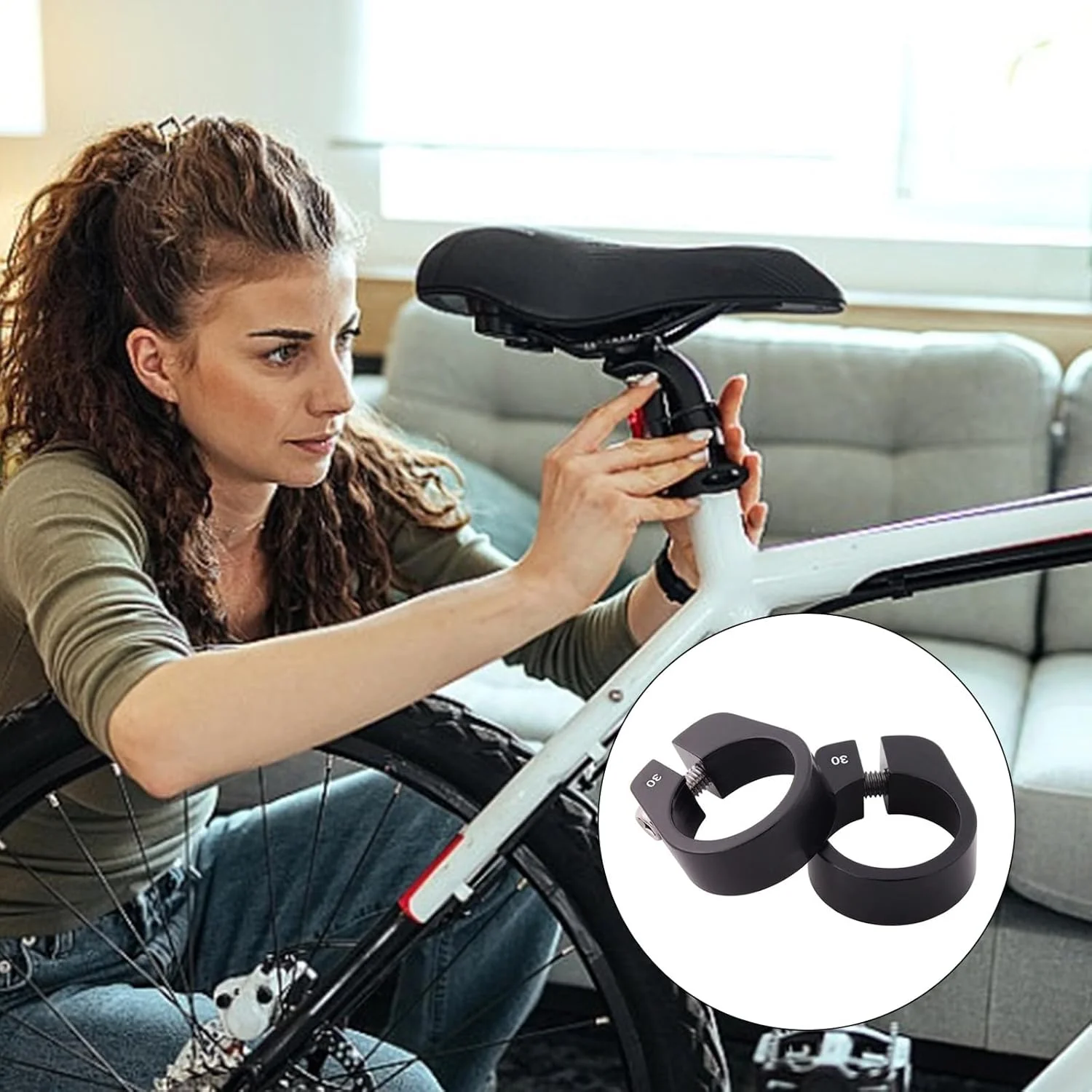 بست لوله زین دوچرخه آلیاژ آلومینیوم، بست لوله زین دوچرخه های جاده ای، لوازم جانبی دوچرخه سواری بست لوله زین دوچرخه آلیاژ آلومینیوم، بست لوله زین دوچرخه های جاده ای، لوازم جانبی دوچرخه سواری