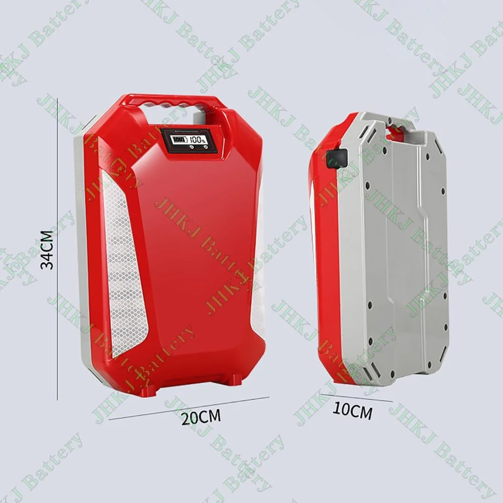 باتری لیتیوم-یونی 21 ولت 20 آمپر ساعت، باتری قابل تعویض 24 ولت 30 آمپر ساعت، باتری لیتیومی 36 ولت 20 آمپر ساعت باغبانی، باتری ابزار 48 ولت 12 آمپر ساعت برای کیت موتورهای 250 وات تا 720 وات به همراه شارژر