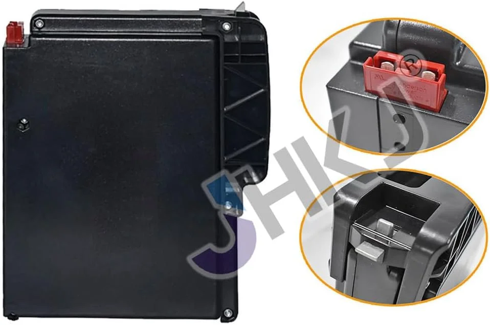 باتری لیتیومی 24 ولت 20 آمپر ساعت جایگزین باتری لیفتراک برقی، باتری پشتیبان 24 ولتی برای کیت موتور لیفتراک 500 وات F4 با دوشاخه اندرسون