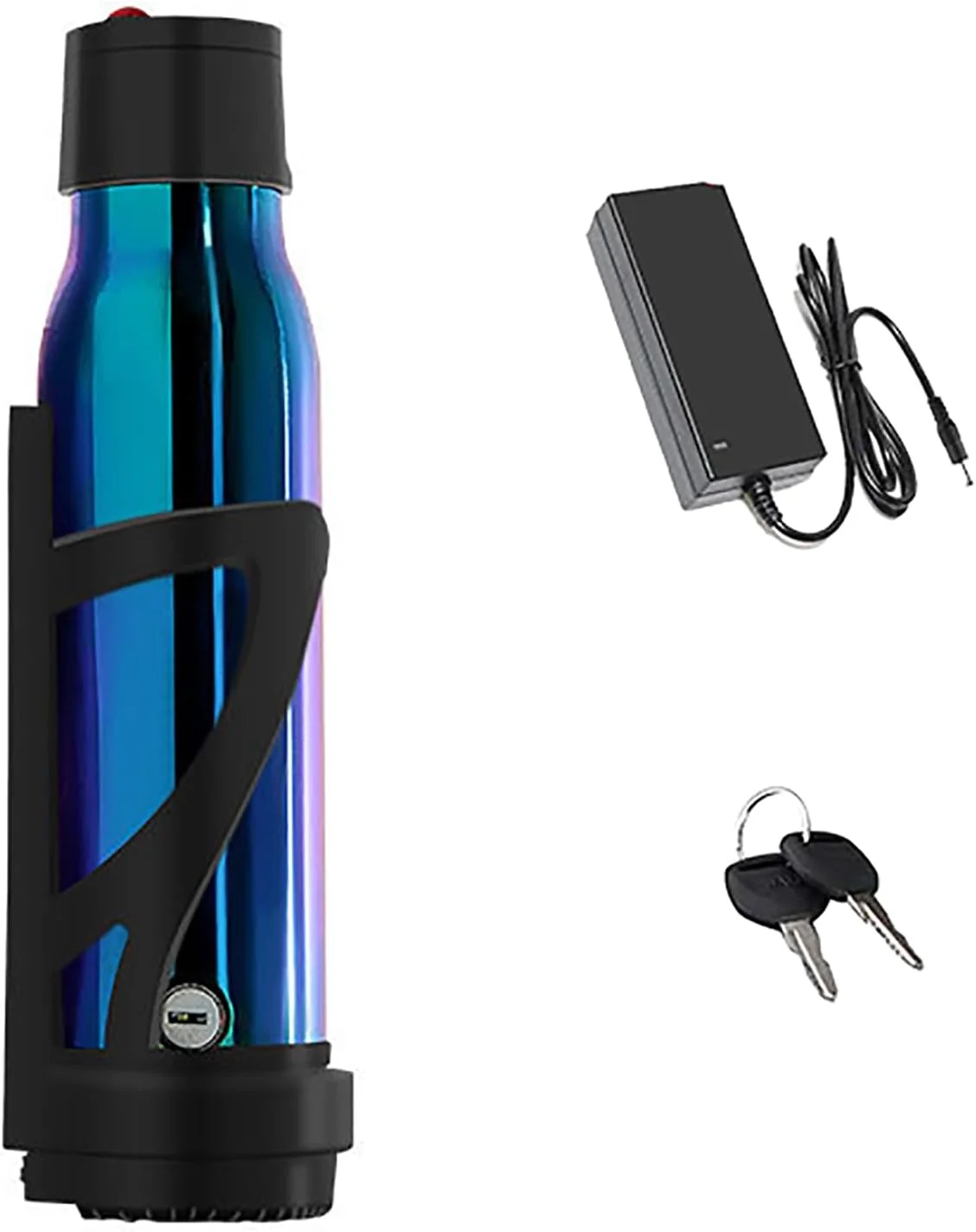 باطری های دوچرخه برقی 24 ولت 6 آمپر ساعت 7 آمپر ساعت 36 ولت 6 آمپر ساعت 7 آمپر ساعت بسته باطری لیتیوم یونی شکل کتری برای کیت های تبدیل موتور 50 وات - 250 وات باطری لوله پایین به همراه شارژر