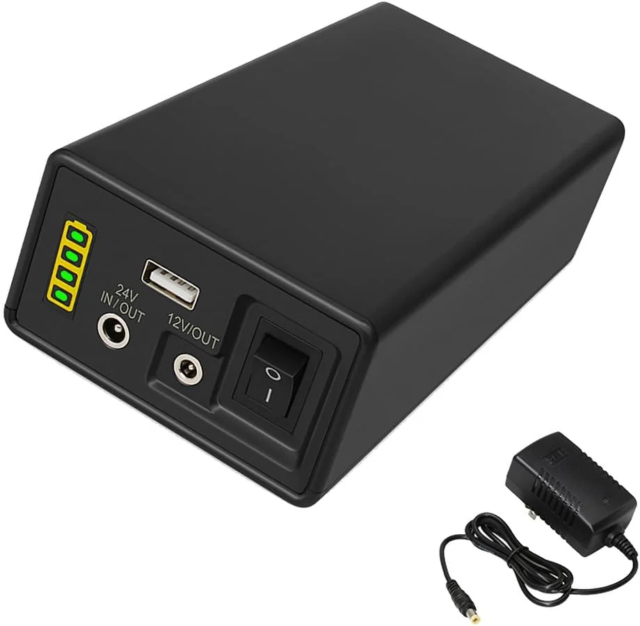 باتری لیتیومی 24 ولت با ظرفیت 28000mAh، 30800mAh، 35000mAh و 44800mAh، باتری قابل شارژ 24 ولت DC برای چراغ LED، باتری یونیورسال با نمایشگر قدرت و USB