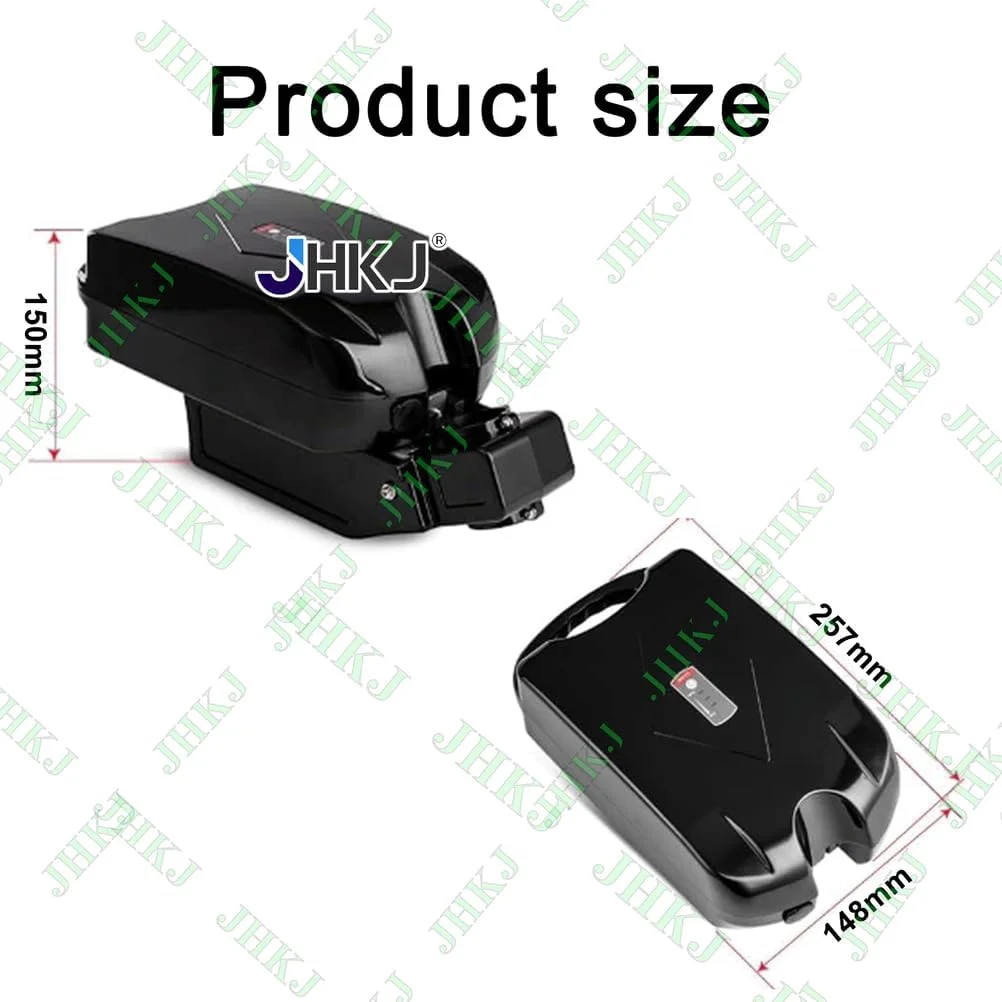 باتری لیتیوم-یونی دوچرخه برقی 36 ولت 18 آمپر ساعت 20 آمپر ساعت، باتری لیتیومی 48 ولت 8 آمپر ساعت 15 آمپر ساعت با شارژر و نمایشگر قدرت برای کیت موتور 300 وات - 700 وات