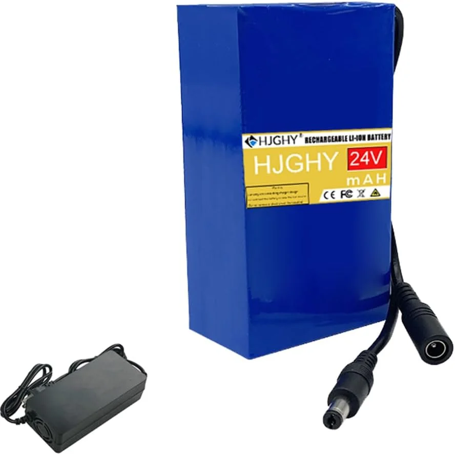 بسته باتری لیتیوم یون قابل شارژ DC 24V برای باتری لیتیومی پلیمری قابل حمل 24 ولت 5000mAh 6000mAh 7000mAh 9000mAh 12000mAh 24000mAh به همراه شارژر، 24v 7000mah بسته باتری لیتیوم یون قابل شارژ DC 24V برای باتری لیتیومی پلیمری قابل حمل 24 ولت 5000mAh 6000mAh 7000mAh 9000mAh 12000mAh 24000mAh به همراه شارژر، 24v 7000mah