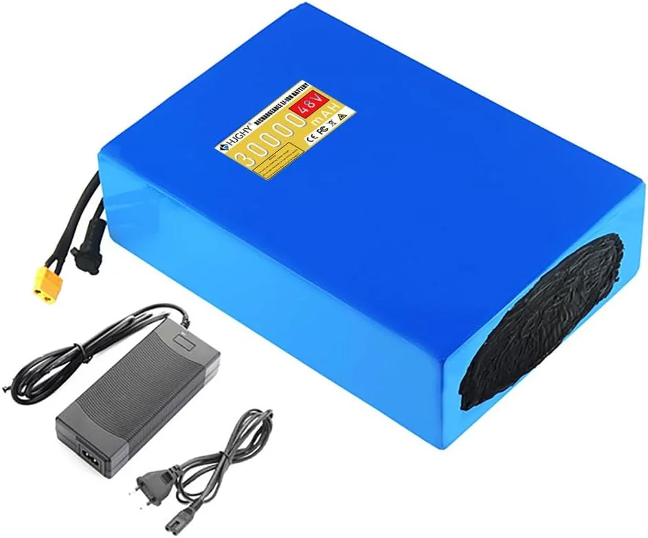 باتری لیتیومی 48 ولت قابل شارژ 30 آمپر ساعت به همراه شارژر، باتری جایگزین 48 ولت برای کیت های تبدیل موتور 1400 وات باتری لیتیومی 48 ولت قابل شارژ 30 آمپر ساعت به همراه شارژر، باتری جایگزین 48 ولت برای کیت های تبدیل موتور 1400 وات