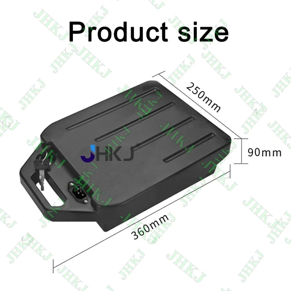 باطری لیتیوم-یونی دوچرخه برقی 60 ولت 12، 15، 18، 20، 30 و 35 آمپر ساعت به همراه شارژر و قفل ایمنی برای موتورهای 700 تا 2000 وات باطری لیتیوم-یونی دوچرخه برقی 60 ولت 12، 15، 18، 20، 30 و 35 آمپر ساعت به همراه شارژر و قفل ایمنی برای موتورهای 700 تا 2000 وات