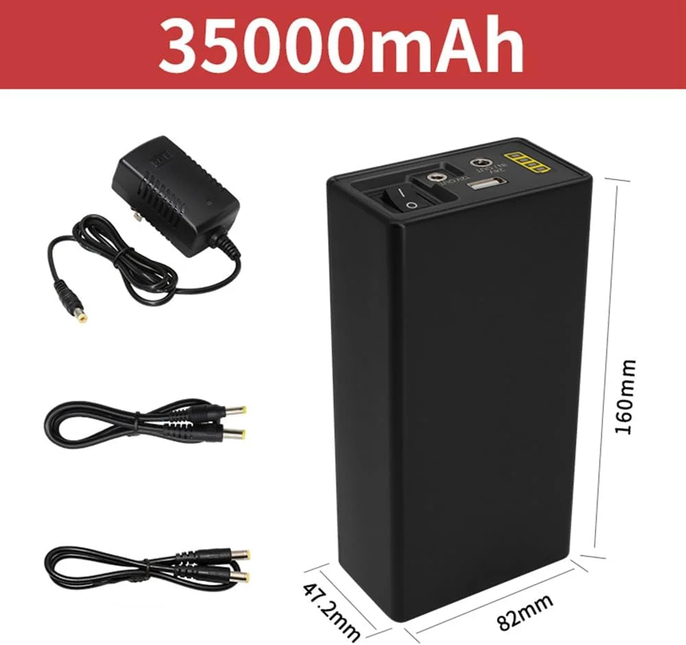 باطری لیتیومی قابل شارژ DC با ظرفیت بالا 24 ولت 28000mAh 30800mAh 35000mAh 44800mAh، سایز کوچک 12 ولت، برق پشتیبان 5 ولت، چراغ LED، باطری یونیورسال با نمایشگر قدرت و USB، 24 ولت، 35000mAh باطری لیتیومی قابل شارژ DC با ظرفیت بالا 24 ولت 28000mAh 30800mAh 35000mAh 44800mAh، سایز کوچک 12 ولت، برق پشتیبان 5 ولت، چراغ LED، باطری یونیورسال با نمایشگر قدرت و USB، 24 ولت، 35000mAh