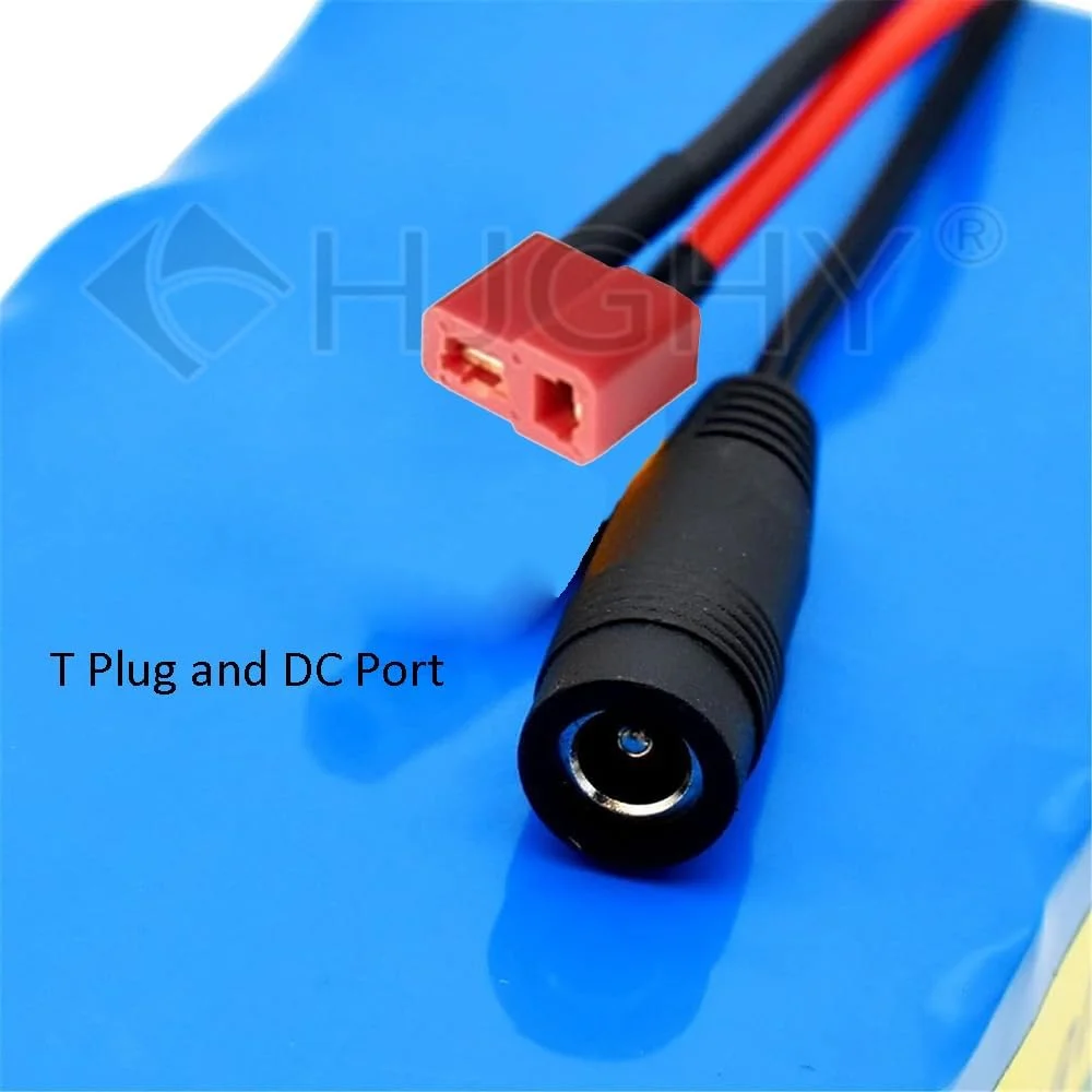 بسته باتری لیتیوم یون قابل شارژ 48 ولت 12 آمپر ساعت 15 آمپر ساعت 20 آمپر ساعت 25 آمپر ساعت 30 آمپر ساعت به همراه شارژر برای موتور سیکلت و اسکوتر 0-1500 وات، دوشاخه T، 48 ولت 25 آمپر ساعت