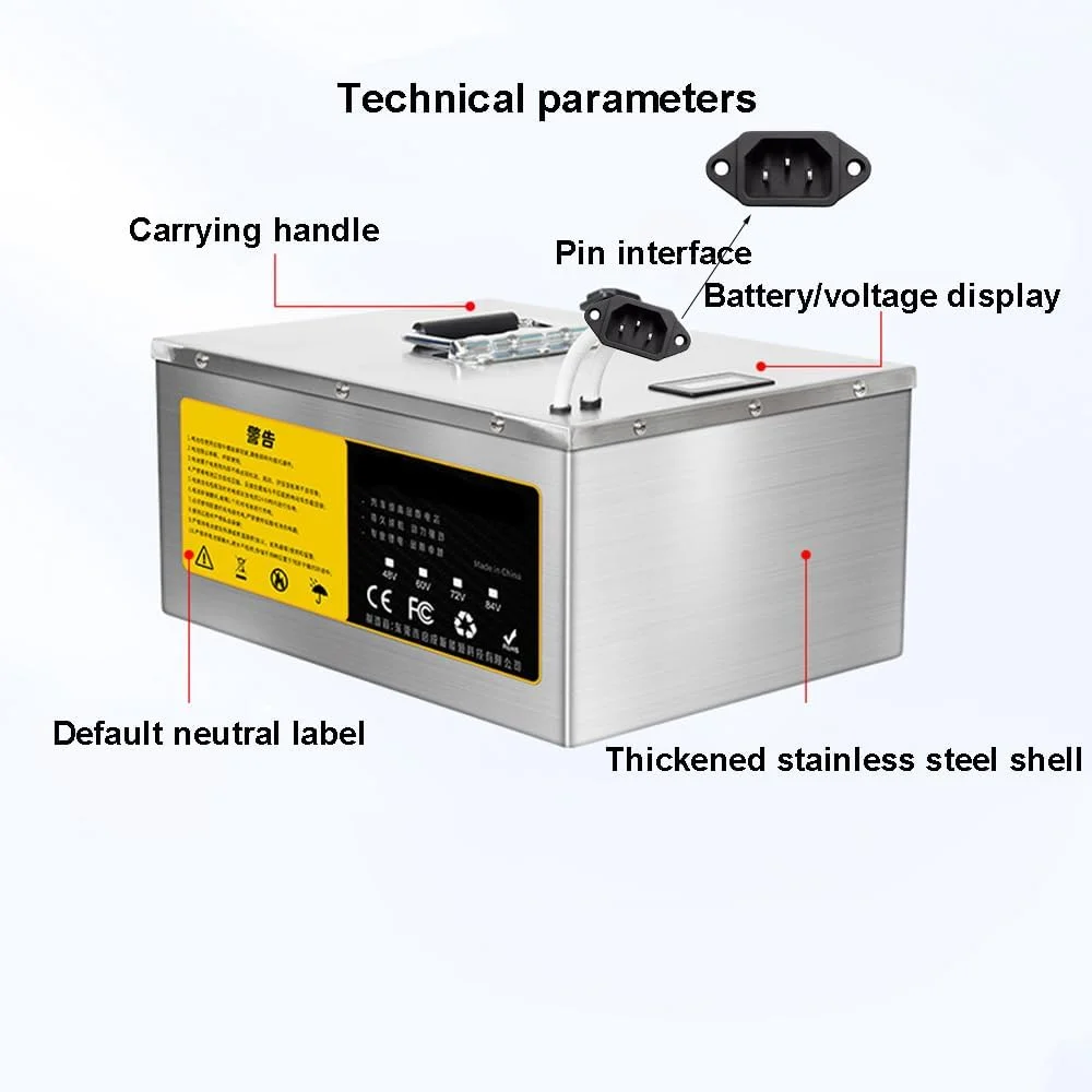 باطری لیتیوم آهن فسفات 60 ولت 15 آمپر ساعت، 20 آمپر ساعت، 25 آمپر ساعت، 30 آمپر ساعت قابل شارژ برای موتور سیکلت برقی، سه چرخه، اسکوتر با شارژر، 60 ولت 15 آمپر ساعت باطری لیتیوم آهن فسفات 60 ولت 15 آمپر ساعت، 20 آمپر ساعت، 25 آمپر ساعت، 30 آمپر ساعت قابل شارژ برای موتور سیکلت برقی، سه چرخه، اسکوتر با شارژر، 60 ولت 15 آمپر ساعت
