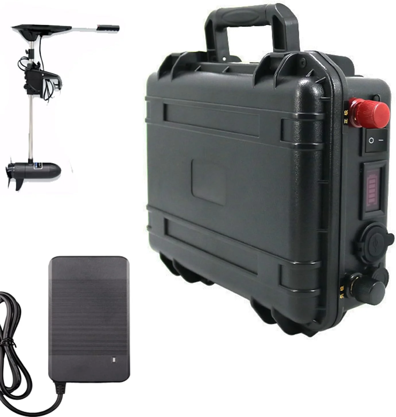 باتری لیتیومی پلیمری 12 ولت 100 آمپر ساعت 80 آمپر ساعت 60 آمپر ساعت برای موتور قایق، باتری لیتیومی 12 ولت با طول عمر بالا