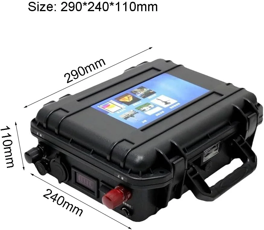 بسته باتری لیتیومی 12 ولت 60 آمپر ساعت، 80 آمپر ساعت، 120 آمپر ساعت، 150 آمپر ساعت و 24 ولت 60 آمپر ساعت، 100 آمپر ساعت، 150 آمپر ساعت، 200 آمپر ساعت برای موتور قایق برقی، قایق ماهیگیری و پروانه دریایی