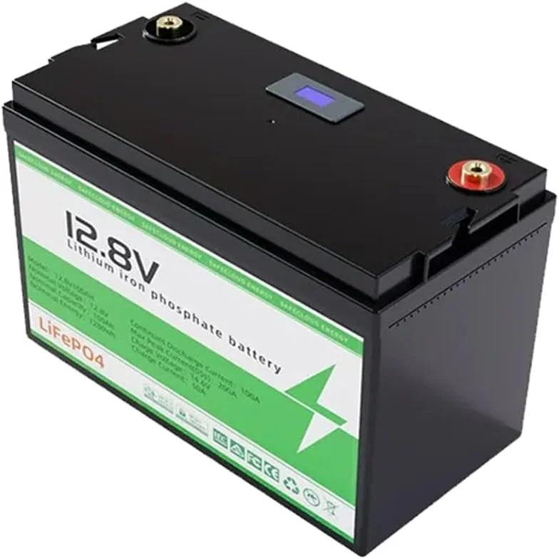باتری فسفات آهن لیتیوم LiFePO4 با ظرفیت بالا 12 ولت 24 ولت 100 آمپر ساعت 200 آمپر ساعت، جایگزین باتری های اسید سرب برای RV، قایق، گلف کارت، قایق و ذخیره انرژی خانگی، 12 ولت، 100 آمپر ساعت