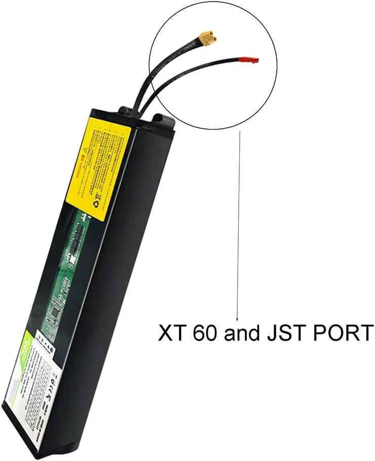 باطری لیتیومی 36 ولت 6 آمپر ساعت 7.8 آمپر ساعت 9 آمپر ساعت 9.6 آمپر ساعت جایگزین باطری اسکوتر برقی لیتیومی 36 ولت برای کیت موتور 200 وات - 350 وات اسکوتر M365، 36 ولت 9.6 آمپر ساعت، X60 JST
