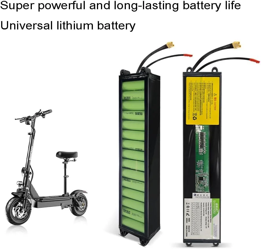 باطری لیتیومی 36 ولت 6 آمپر ساعت 7.8 آمپر ساعت 9 آمپر ساعت 9.6 آمپر ساعت جایگزین باطری اسکوتر برقی لیتیومی 36 ولت برای کیت موتور 200 وات - 350 وات اسکوتر M365، 36 ولت 9.6 آمپر ساعت، X60 JST