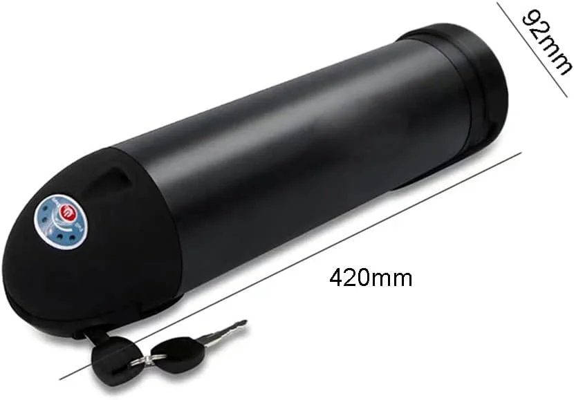 باتری لیتیومی بطری آب 48 ولت 8، 10، 13، 15، 17.5 آمپر ساعت، بسته باتری لیتیومی دوچرخه برقی 48 ولت با شارژر برای کیت های تبدیل موتور 0-850 وات