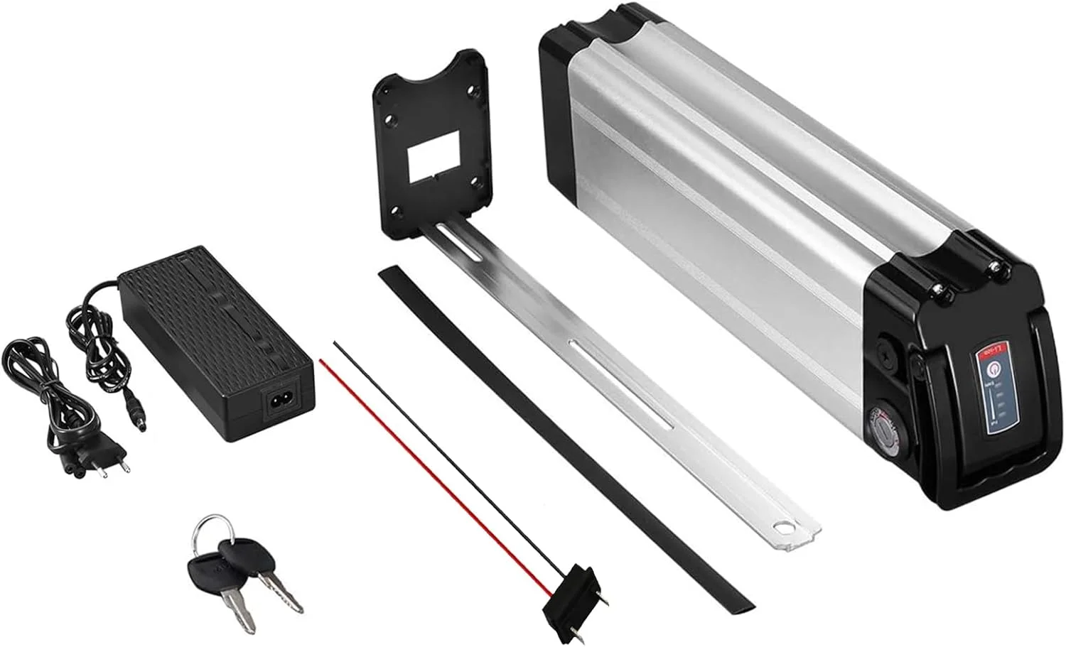 باطری لیتیوم یون دوچرخه برقی 48 ولت 10 آمپر ساعت 13 آمپر ساعت 15 آمپر ساعت و 36 ولت 10 آمپر ساعت 13 آمپر ساعت 15 آمپر ساعت با برد طولانی به همراه شارژر برای موتور 0-650 وات، 2 پین، 36 ولت 15 آمپر ساعت