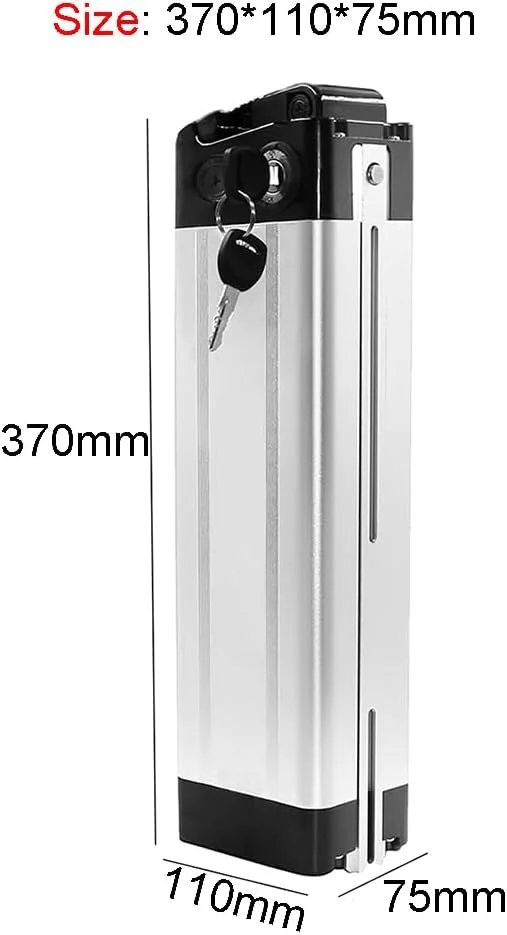 باطری لیتیوم یون دوچرخه برقی 48 ولت 10 آمپر ساعت 13 آمپر ساعت 15 آمپر ساعت و 36 ولت 10 آمپر ساعت 13 آمپر ساعت 15 آمپر ساعت با برد طولانی به همراه شارژر برای موتور 0-650 وات، 2 پین، 36 ولت 15 آمپر ساعت