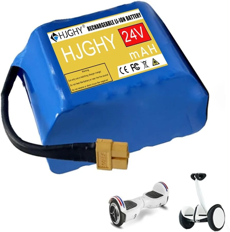 باتری لیتیومی 25.2 ولت 4000 میلی آمپر ساعتی جایگزین هاوربرد، باتری 4 آمپر ساعتی با استقامت بالا برای اسکوترهای خود بالانس دو چرخ، 6s2p