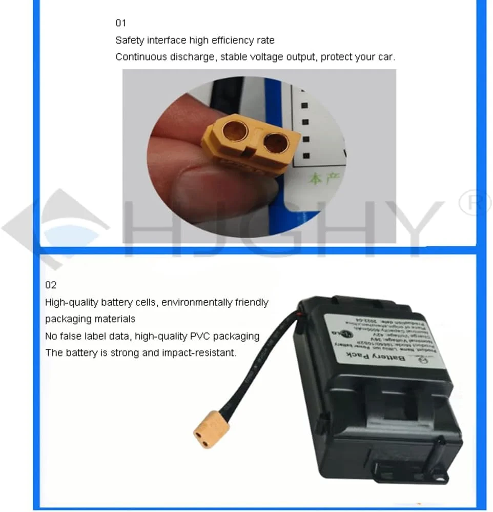 بسته باتری لیتیوم-یونی جایگزین باتری اسکوتر برقی 36 ولت