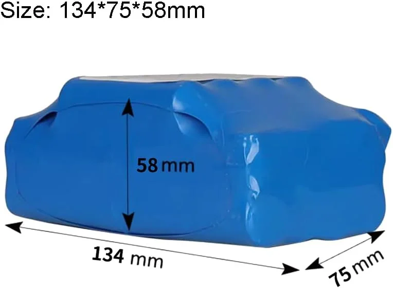 باتری لیتیومی 36 ولت 4400 میلی آمپر ساعت با ظرفیت بالا برای دوچرخه برقی و اسکوتر برقی