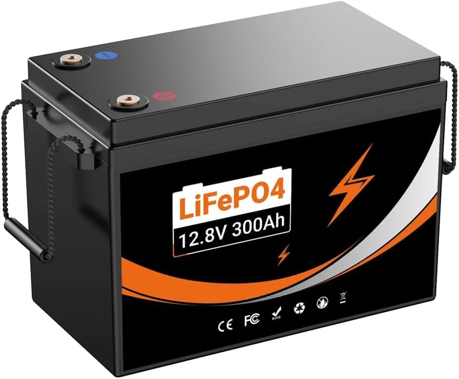 باتری LiFePO4 ۱۲ ولت ۳۰۰ آمپر ساعت با ظرفیت بسیار بزرگ، باتری لیتیومی ۳۶۰۰ وات برای گلف کارت، موتور ترولینگ، کامیون، کمپینگ