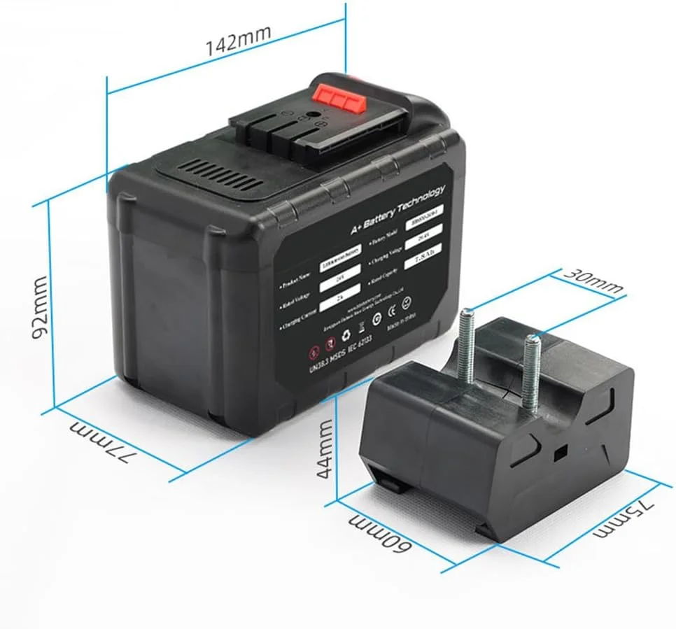 باتری لیتیومی ویلچر برقی 24 ولت 5.2 آمپر ساعت، 7.8 آمپر ساعت، 10 آمپر ساعت، باتری اسکوتر حرکتی چهار چرخ ابزار برقی 24 ولت برای سالمندان، 24 ولت 7.8 آمپر ساعت