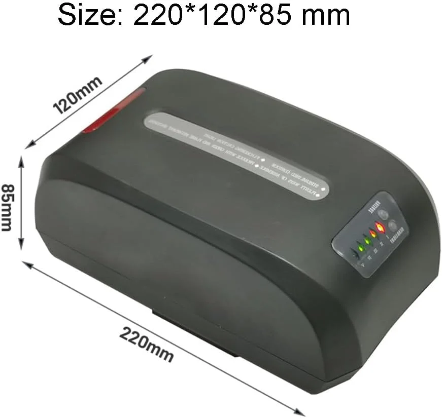 باطری ویلچر برقی 24 ولت 12 آمپر ساعت 15 آمپر ساعت، بسته باتری لیتیومی 36 ولت 8 آمپر ساعت 10 آمپر ساعت 12 آمپر ساعت 15 آمپر ساعت برای دوچرخه برقی به همراه شارژر و چراغ عقب، 24 ولت 15 آمپر ساعت