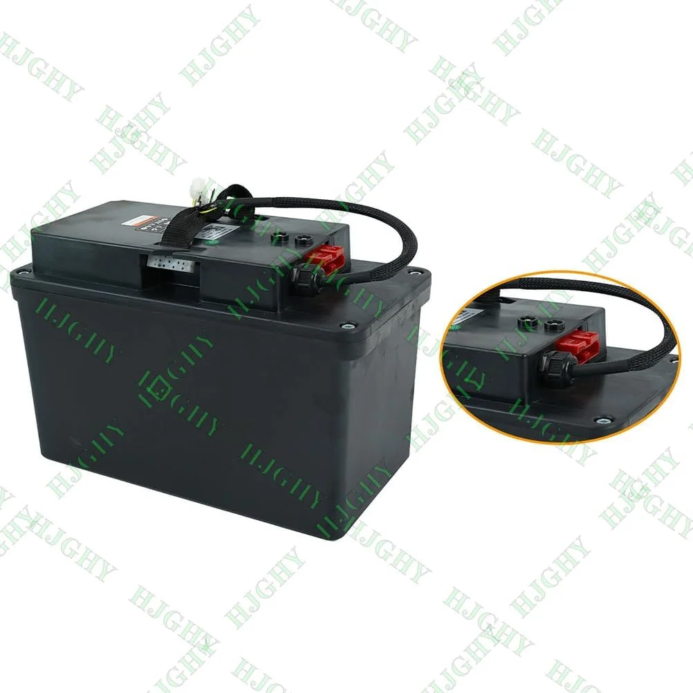 باطری لیتیومی 24 ولت 40 آمپر ساعت برای جک پالت برقی، دارای برد محافظ BMS داخلی و دسته قابل حمل برای موتورهای 0-960 وات