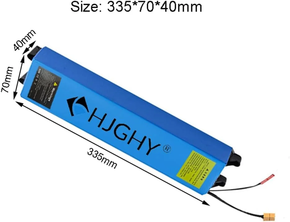 بسته باتری اسکوتر برقی 36 ولت 6 آمپر ساعت، 7 آمپر ساعت، 10.4 آمپر ساعت جایگزین باتری داخلی اسکوتر با پورت XT60 و JST برای اسکوترهای M365، 36 ولت، 7.8 آمپر ساعت