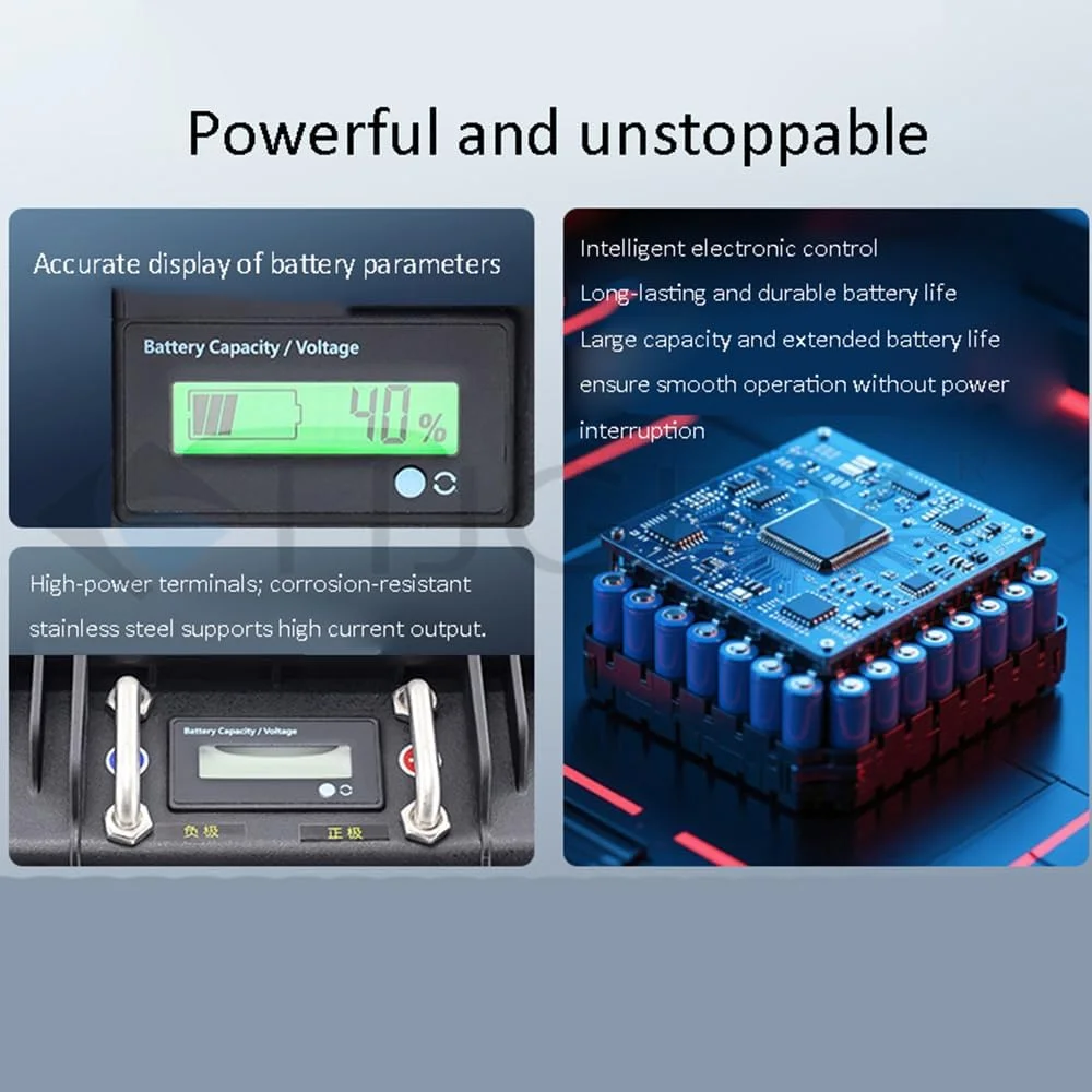 باتری لیتیومی 12 ولت 20 آمپر ساعت 30 آمپر ساعت 40 آمپر ساعت 50 آمپر ساعت برای چرخ ماهیگیری برقی، باتری جهانی قایق ماهیگیری دریایی 24 ولت 20 آمپر ساعت 30 آمپر ساعت 40 آمپر ساعت 50 آمپر ساعت قابل شارژ برای قرقره های برقی، 24 ولت، 20 آمپر ساعت