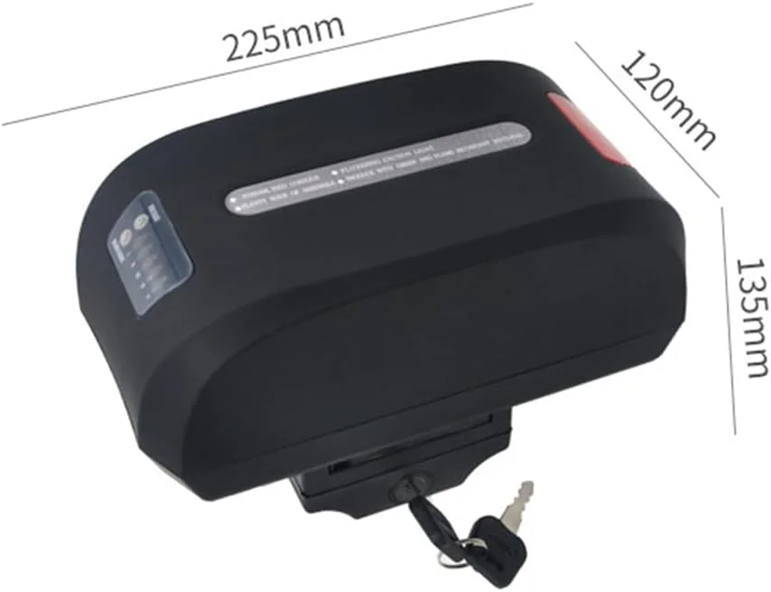 باتری لیتیومی 24 ولت 13 آمپر ساعت، 15 آمپر ساعت، 17.5 آمپر ساعت برای دوچرخه برقی، باتری 36 ولت 10.4 آمپر ساعت، 14 آمپر ساعت برای ویلچر برقی، باتری 48 ولت 10.5 آمپر ساعت تاشو با قابلیت تعویض و شارژر، 24 ولت، 17.5 آمپر ساعت