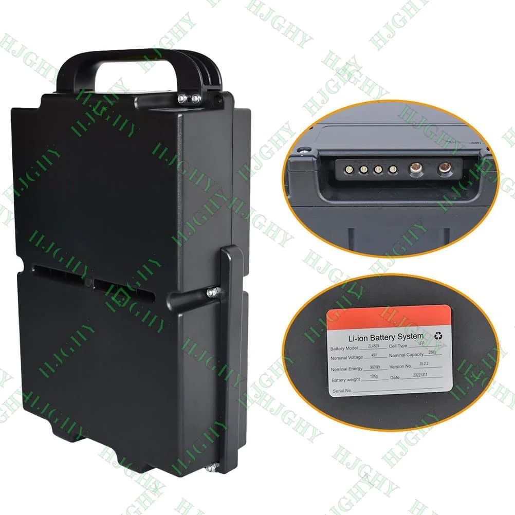 باطری لیفتراک برقی 48 ولت 20 آمپر ساعت 30 آمپر ساعت باطری پالت تراک به همراه دسته باطری های فسفات آهن لیتیوم 48 ولت مناسب برای موتور کیت 1000W-1400W