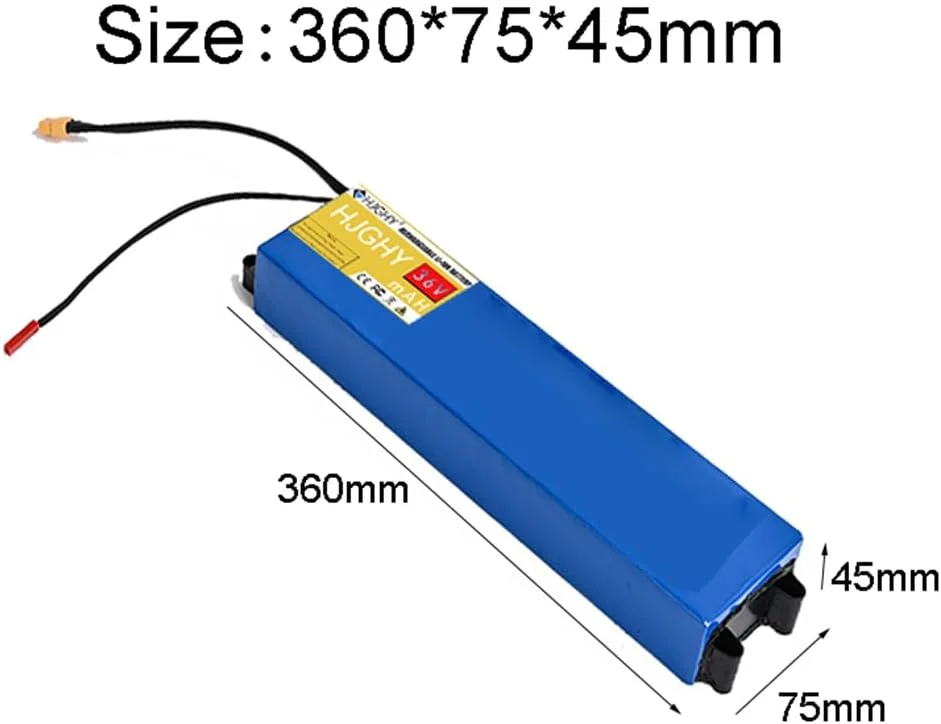 باطری لیتیوم-یونی 36 ولت اسکوتر برقی 36V 6Ah 7.8Ah 10.5Ah مناسب دوچرخه تاشو، باطری لیتیومی قابل شارژ داخلی برای موتور اسکوتر برقی