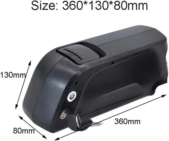 باتری لیتیوم-یونی دوچرخه برقی 36 ولت 8 آمپر ساعت 10 آمپر ساعت 12 آمپر ساعت 15 آمپر ساعت 17.5 آمپر ساعت، باتری لوله پایین دوچرخه برقی 48 ولت 52 ولت 8 آمپر ساعت 10 آمپر ساعت 12 آمپر ساعت 14 آمپر ساعت برای کیت تبدیل چرخ عقب دوچرخه کوهستانی 0-700 وات، X60، 36 ولت 8 آمپر ساعت