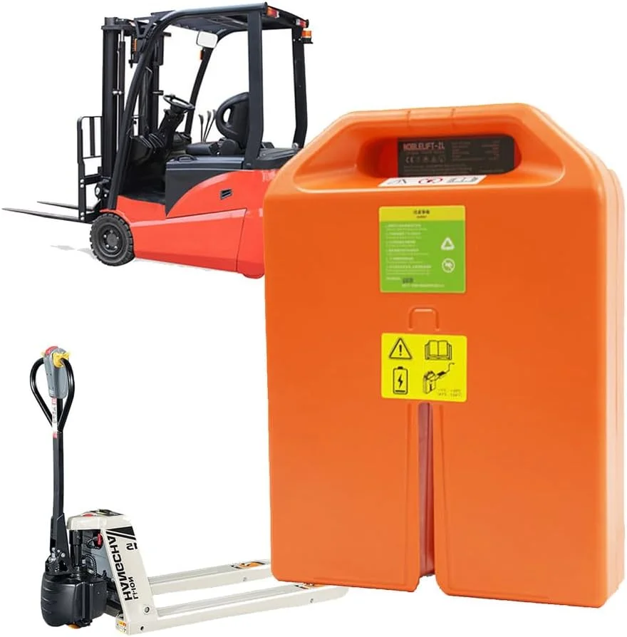 باطری لیتیومی جک پالت برقی 24 ولت 20 آمپر ساعت 36 آمپر ساعت و لیفتراک 48 ولت 20 آمپر ساعت LiFePO4 با BMS هوشمند داخلی برای سری CBD15J-LI-S/CBD15-E1C1L