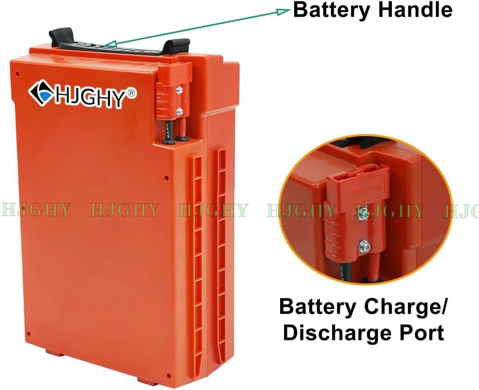 باتری لیتیومی 48 ولت 15 آمپر ساعت 20 آمپر ساعت مناسب لیفتراک برقی با کانکتور اندرسون و مناسب خودروهای حمل و نقل AGV با توان 700 تا 1000 وات