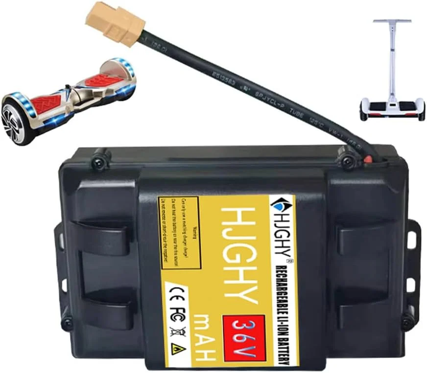 باتری لیتیومی 36 ولت اسکوتر برقی، مناسب برای تعویض باتری اسکوترهای خود بالانس و اسکوتر برقی، با ظرفیت‌های 2.4 آمپر ساعت، 2 آمپر ساعت، 3 آمپر ساعت، 4.4 آمپر ساعت، 4 آمپر ساعت، 5.2 آمپر ساعت، 6.4 آمپر ساعت و 6 آمپر ساعت