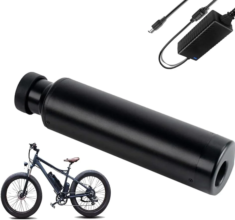 باتری لیتیومی 24 ولت 10 آمپر ساعت طرح کتری دوچرخه برقی، باتری نوع قمقمه 36 ولت 7.5 آمپر ساعت جایگزین باتری لوله پایین دوچرخه برقی برای موتور دوچرخه کوهستانی 0-400 وات، 36 ولت 7.5 آمپر ساعت