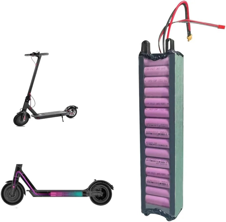 بسته باتری لیتیومی اسکوتر برقی 36 ولت، 36 ولت 10.4 آمپر ساعت، 4.4 آمپر ساعت، 5.2 آمپر ساعت، 6.6 آمپر ساعت، 7.8 آمپر ساعت، کیت جایگزینی باتری لیتیوم یون با ظرفیت بالا برای موتور اسکوتر برقی M365، 36 ولت، 10.4 آمپر ساعت