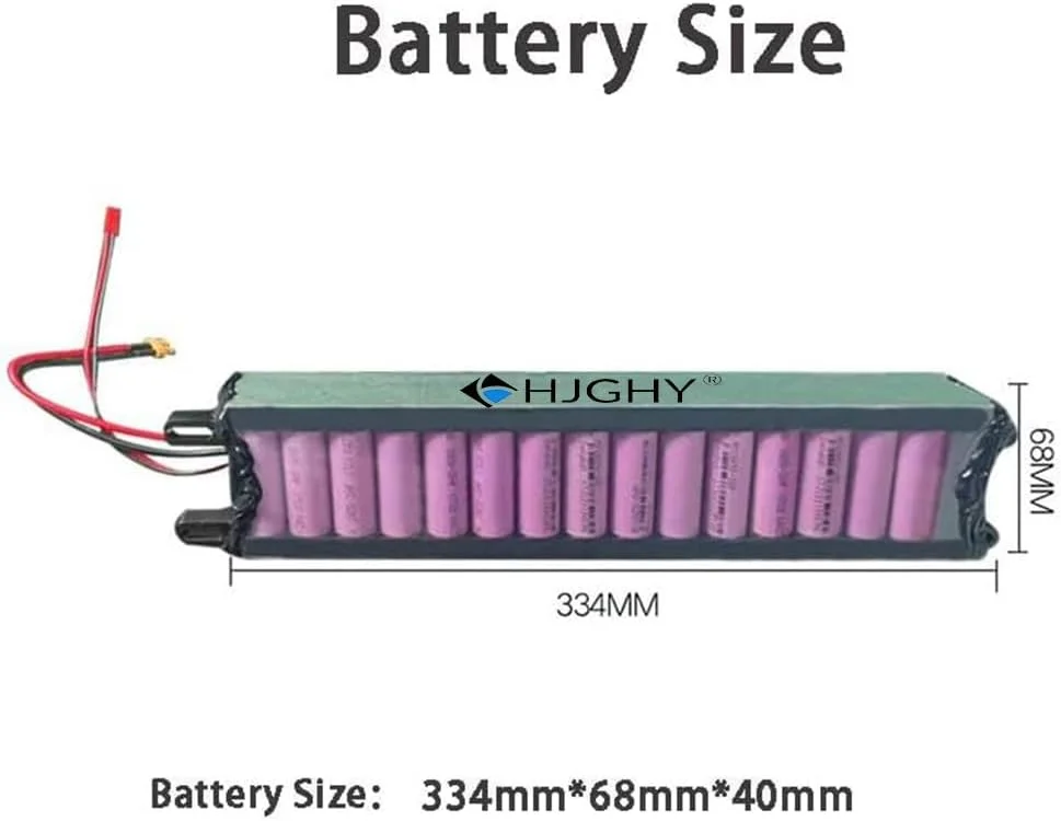 بسته باتری لیتیومی اسکوتر برقی 36 ولت، 36 ولت 10.4 آمپر ساعت، 4.4 آمپر ساعت، 5.2 آمپر ساعت، 6.6 آمپر ساعت، 7.8 آمپر ساعت، کیت جایگزینی باتری لیتیوم یون با ظرفیت بالا برای موتور اسکوتر برقی M365، 36 ولت، 10.4 آمپر ساعت