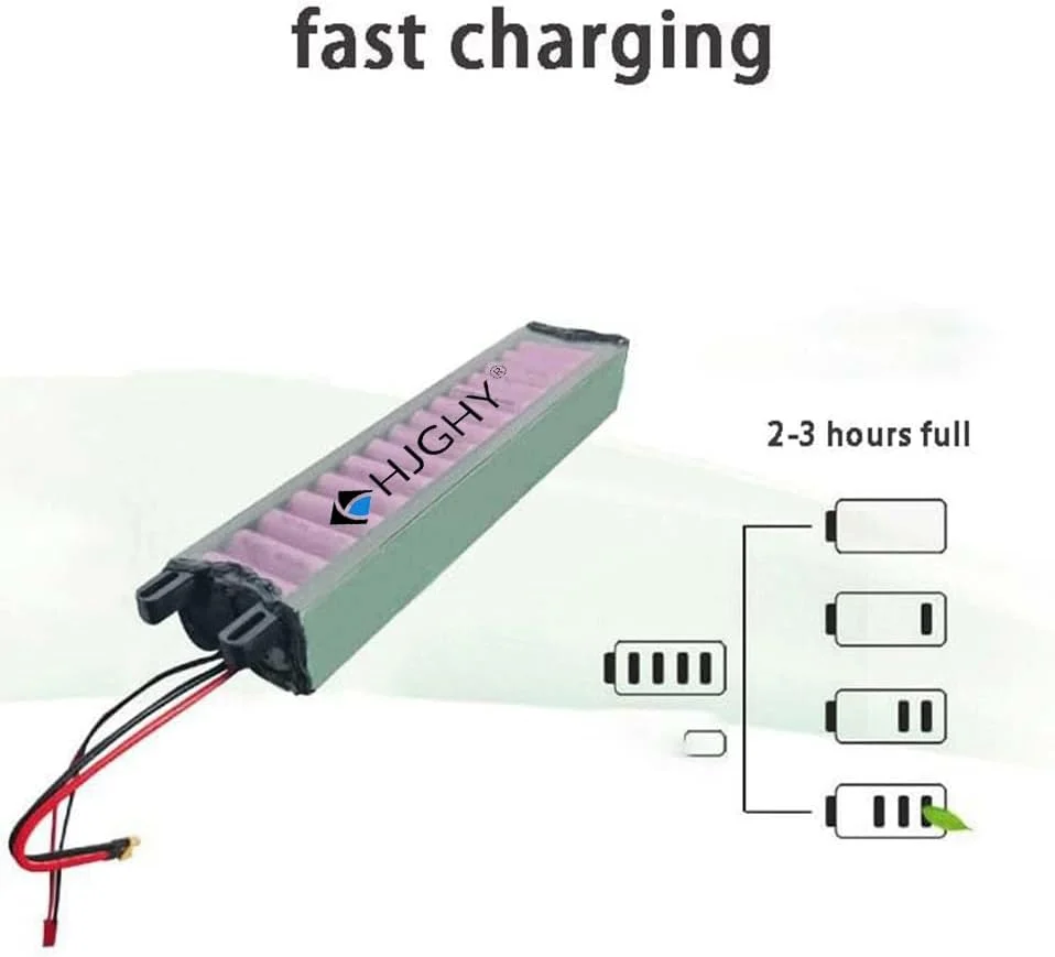 بسته باتری لیتیومی اسکوتر برقی 36 ولت، 36 ولت 10.4 آمپر ساعت، 4.4 آمپر ساعت، 5.2 آمپر ساعت، 6.6 آمپر ساعت، 7.8 آمپر ساعت، کیت جایگزینی باتری لیتیوم یون با ظرفیت بالا برای موتور اسکوتر برقی M365، 36 ولت، 10.4 آمپر ساعت