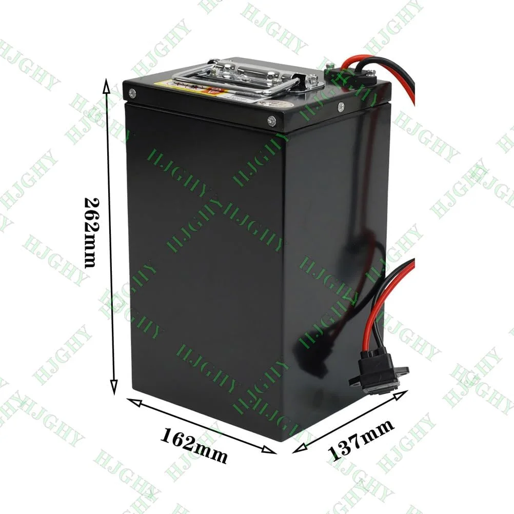 باطری لیتیوم آهن فسفات 48 ولت 30 آمپر ساعت برای کیت های تبدیل موتور 1500 وات و لیفتراک های برقی 48 ولت به همراه دستگیره