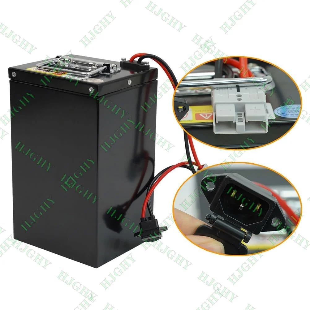 باطری لیتیوم آهن فسفات 48 ولت 30 آمپر ساعت برای کیت های تبدیل موتور 1500 وات و لیفتراک های برقی 48 ولت به همراه دستگیره