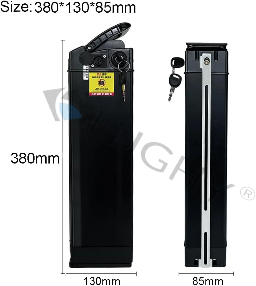 بسته باتری لیتیومی دوچرخه برقی 48 ولت، جایگزین باتری یون لیتیوم 48 ولت 6 آمپر ساعت، 8 آمپر ساعت، 10 آمپر ساعت، 12 آمپر ساعت، 15 آمپر ساعت، 20 آمپر ساعت، 25 آمپر ساعت، 30 آمپر ساعت، 35 آمپر ساعت برای موتور دوچرخه کوهستانی، 48 ولت، 6 آمپر ساعت